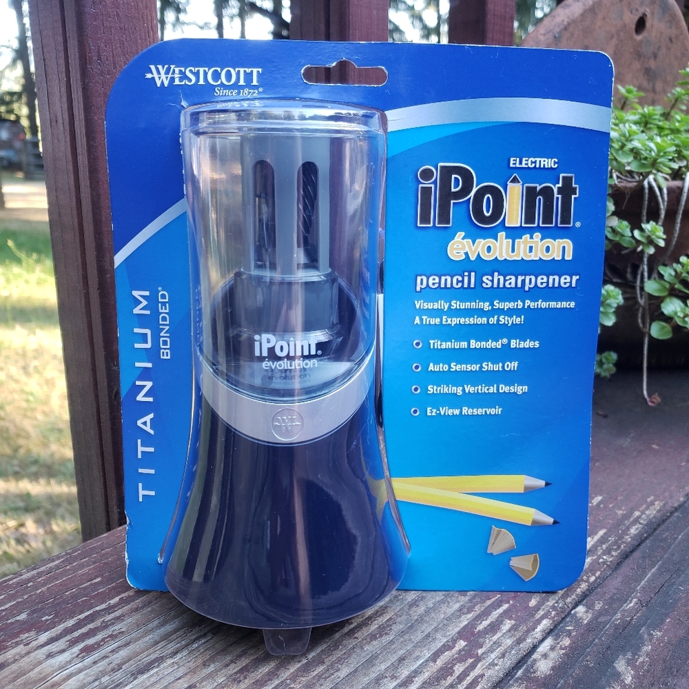NEW Westcott Electric iPoint Evolution Pencil Sharpener